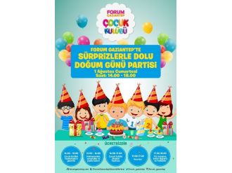 Forum Gaziantep Çocukları Doğum Gününe Davet Ediyor