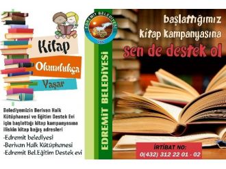 Edremit Belediyesi’nden Kitap Kampanyası