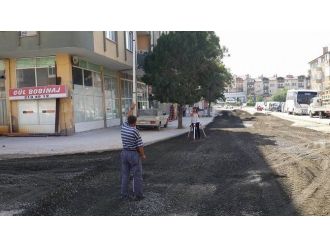 Şahinali Mahallesinde Asfaltlama Çalışması