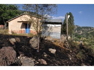 Tunceli’de Askeri Kışlada Yangın