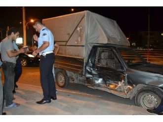 Malatya’da Otomobille Kamyonet Çarpıştı: 1 Yaralı