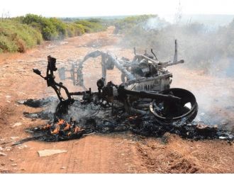 Didim’deki Motosiklet Yangını Korkuttu