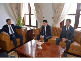 Basın İlan Kurumu Genel Müdürü Karaca, Vali Baruş’u Ziyaret Etti