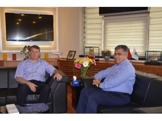 Kaymakam Erden’den Başkan Özgüven’e Veda Ziyareti