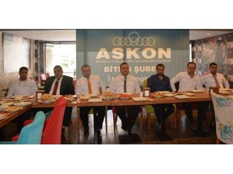 Askon Bitlis Şubesi Basınla Bir Araya Geldi