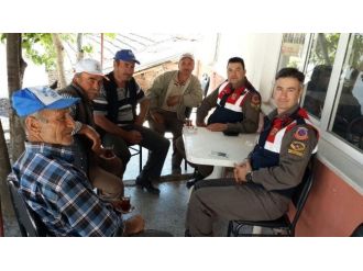 Jandarma Trafik Ekipleri Çiftçileri Bilgilendirdi