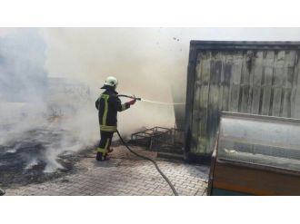 Kulu’da Dinlenme Tesisinde Korkutan Yangın