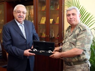 Albay Arslan’dan, Naksan’a Veda Ziyareti