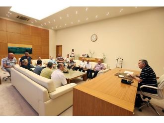 Başkan Toçoğlu Muhtarlarlarla Görüştü
