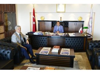 Kosgeb Başkanı Yıldırım’dan Rektör Özer’e Veda Ziyareti