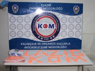 Elazığ’da 5 Bin Adet Uyuşturucu Hap Ele Geçirildi
