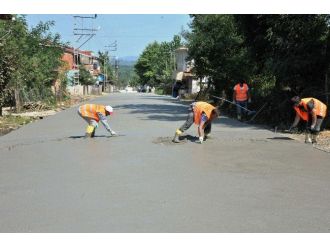 Büyükşehir’den Kırsal Mahallelere Beton Yol