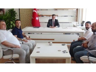 Gazeteciler Kızıltepe Kaymakamı’nı Ziyaret Etti