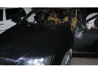 Diyarbakır’da Bir Araç Kundaklandı