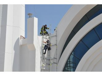 Cami İnşaatında Yangın