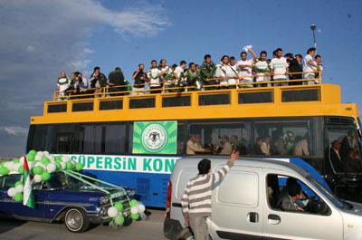 Konyada Konyaspor coşkusu 