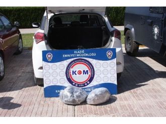 Elazığ’da 13 Kilo Esrar Ele Geçirildi