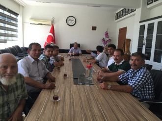 Kaymakam Kara’nın İlk Ziyaretçileri Muhtarlar Oldu