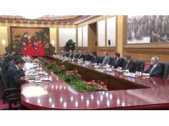 Erdoğan Çin Devlet Başkanıyla Görüştü