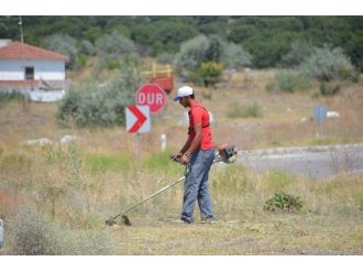 Kargı Belediyesinden Kavşak Temizliği