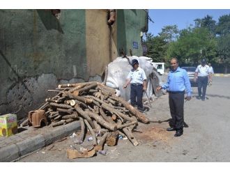 Muş’ta Kaldırım İşgalleri