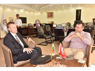 Litvanya Büyükelçisi, Başkan Yücel’i Ziyaret Etti