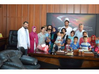 Viranşehir’de Rehabilitasyon Merkezi Öğrencileri Milli Eğitim Müdürünü Ziyaret Eti