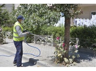 Tepebaşı Belediyesi İlaçlama Çalışmalarını Sürdürüyor