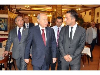 Mhp Lideri Bahçeli Çorum’da Mola Verdi