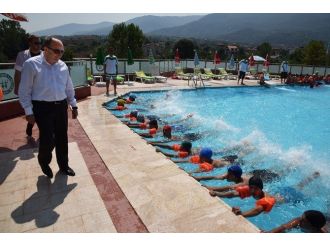 Başkan Üzülmez’den Yaz Spor Okullarına Ziyaret