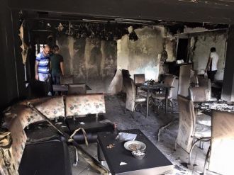 Diyarbakır’da Bir İş Yeri Kundaklandı