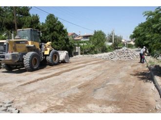 Uçhisar’da Yol Ve Kaldırım Çalışması