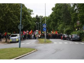 İsveç’te Pkk Eylemine Türk Vatandaşlardan Tepki