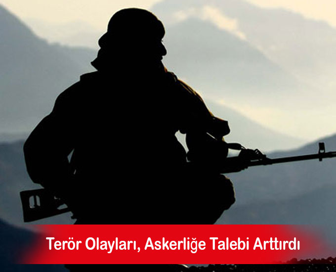 Terör Olayları, Askerliğe Talebi Arttırdı