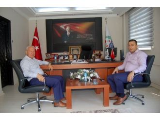 Kaymakam Şahin’den Belediye Başkanına Ziyaret