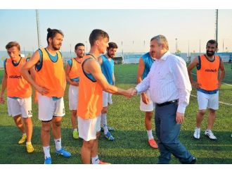 Başkan Baran Hereke Yıldız Spor Antrenmanına Katıldı