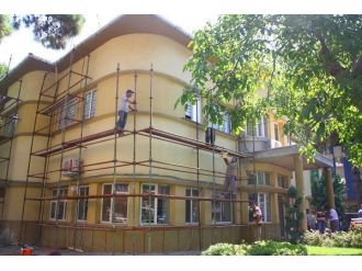 Belediye Binasındaki Restorasyon Çalışmaları Sürüyor