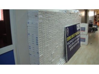 Edirne’de 13 Bin 380 Paket Kaçak Sigara Ele Geçirildi