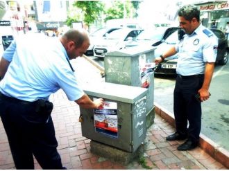 Zabıtadan İzinsiz İlan Ve Afiş Denetimi