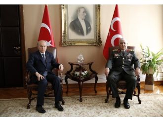 Genelkurmay Başkanı Orgeneral Özel’in, Bahçeli’ye Veda Ziyareti Sona Erdi