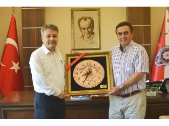 Mahmudiye Belediyesi Başkanı İshak Gündoğan’dan Emniyet Müdürü Şahin’e Ziyaret