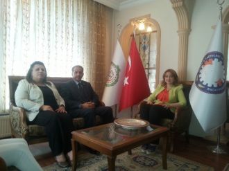 Filistinli İş Adamları Heyeti Ankara’ya Geldi