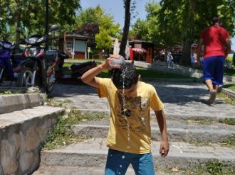 Edirne’de Sıcaklar Bunalttı