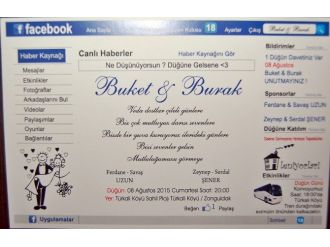 Facebook’tan Düğün Davetiyesi