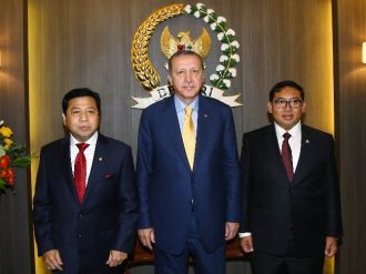 Erdoğan’dan Endonezya Temsilciler Başkanına Ziyaret