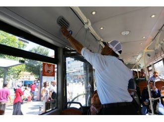 Halk Otobüslerine Klima Denetimi