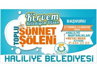 Haliliye Belediyesi’nden Sünnet Şöleni
