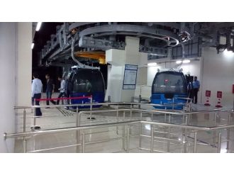 Teleferikte Mahsur Kaldılar