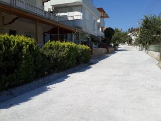 Didim’de Parke Yol Yapım Çalışmaları Devam Ediyor