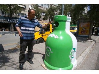 İki Ton Cam Şişe Geri Dönüşüme Kazandırıldı